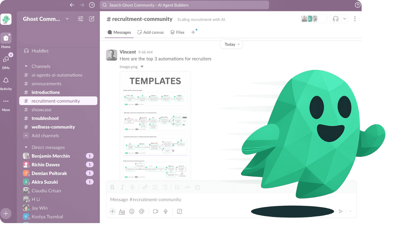 Ghost Team Slack Community