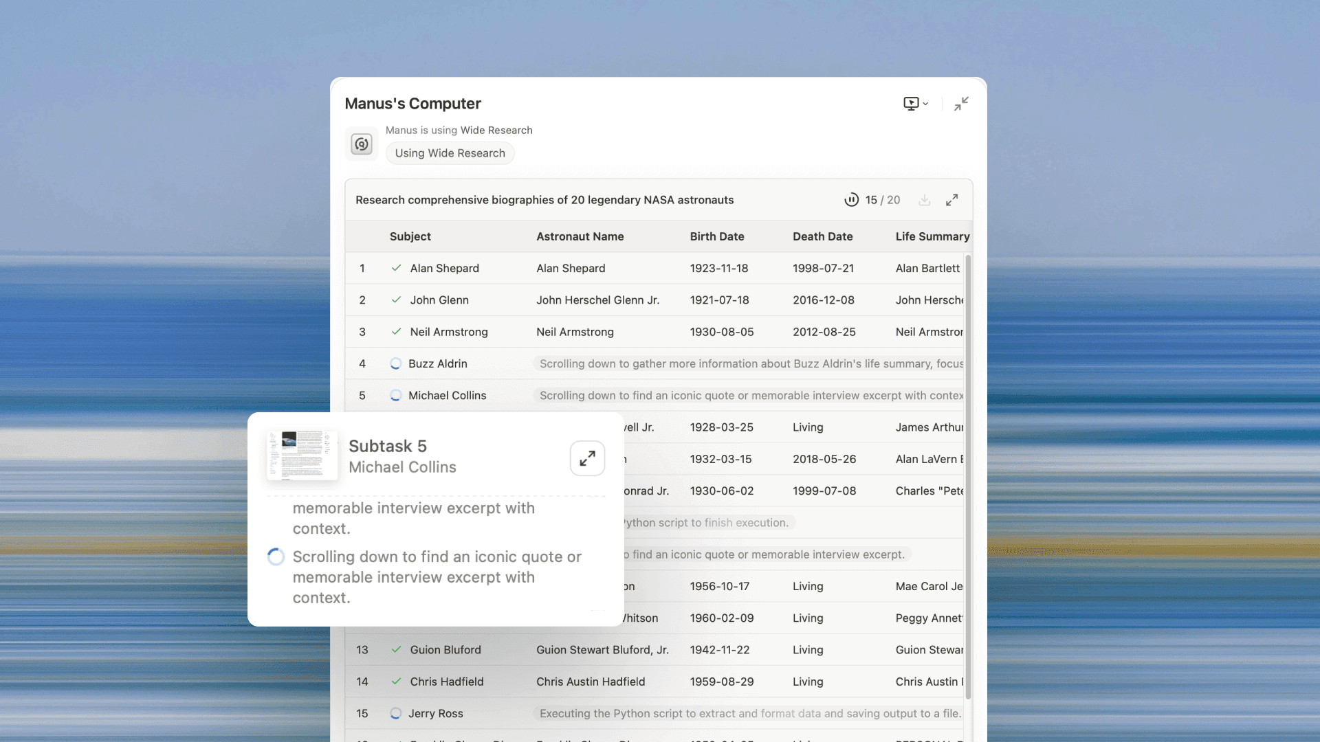 Automating Deep Industry Research with AI Agents